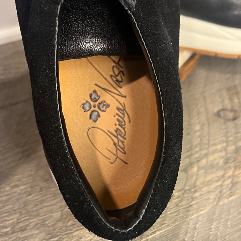 Patricia Nash Women's Milano Sneakers Black Suede/Leather Size 9 - Picture 2 of 8